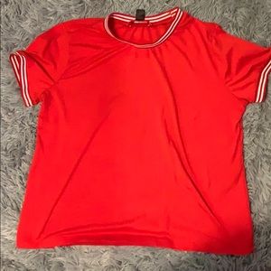 red t-shirt